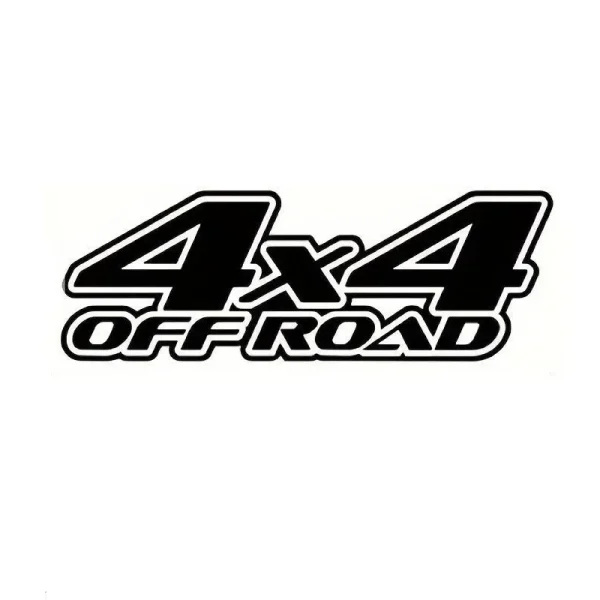 Sticker autoadeziv pentru vehicule Off Road, model "4x4 Off Road", dimensiune 29 x 11 cm, culoare Neagra