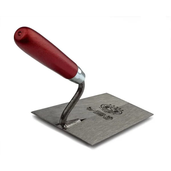 Mistrie otel calit, trapez, lata, 14 cm, maner lemn, Olejnik