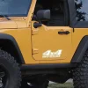 Sticker autoadeziv pentru vehicule Off Road, model "4x4 Off Road", dimensiune 29 x 11 cm, culoare Alba