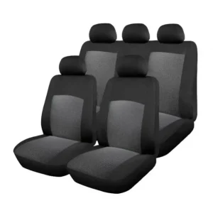 Huse Scaun Auto, 9 piese, universale, culoare Gri-Negru