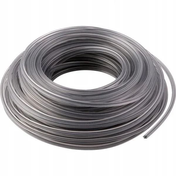 Fir rezerva motocoasa, trimmer cu insertie metalica, DUO, tip stea, 2.4 mm x 15 m, Richmann Exclusive