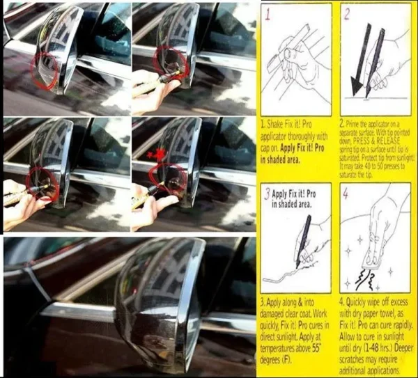 Creion retus zgarieturi lac auto