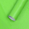 Folie colantare auto Carbon 3D - Verde (3m x 1,27m)