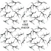Set 4 Folii Imprimate Outdoor cu EcoSolvent, autoadezive, pentru decorarea jantelor auto, dimetru 60 cm, model FJT-11