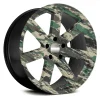 Set 4 Folii Imprimate Outdoor cu EcoSolvent, autoadezive, pentru decorarea jantelor auto, dimetru 60 cm, model FJT-19