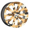 Set 4 Folii Imprimate Outdoor cu EcoSolvent, autoadezive, pentru decorarea jantelor auto, dimetru 60 cm, model FJT-28