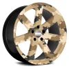 Set 4 Folii Imprimate Outdoor cu EcoSolvent, autoadezive, pentru decorarea jantelor auto, dimetru 60 cm, model FJT-28