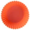 Forma coacere pentru briose, silicon, rosu, set 6 buc, 6.5x6.5x3 cm, MagicHome