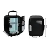 Frigider turistic, mini, 12V/220V, negru, 4 L, 17.5x23.5x25 cm, Malatec