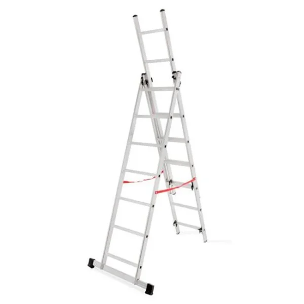 Scara aluminiu, Master, 3 tronsoane, 7 trepte, max 150 kg, 2.01-3.99 m