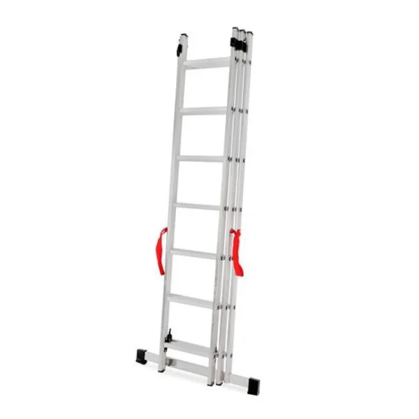 Scara aluminiu, Master, 3 tronsoane, 7 trepte, max 150 kg, 2.01-3.99 m