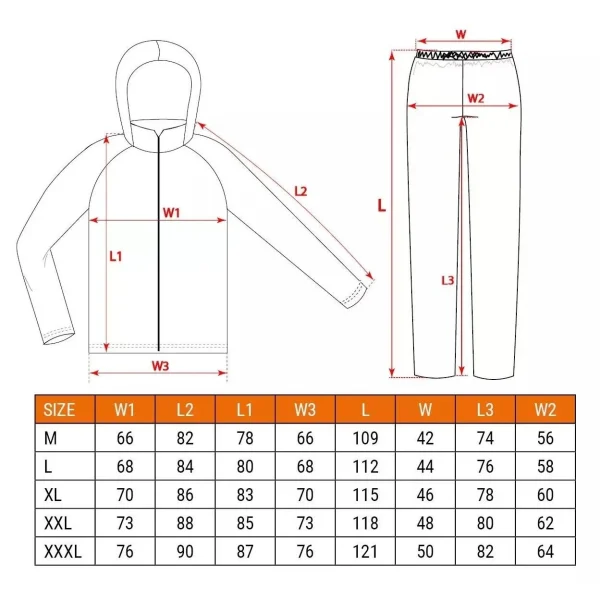 Geaca cu pantaloni pentru ploaie, marimea L/52, NEO