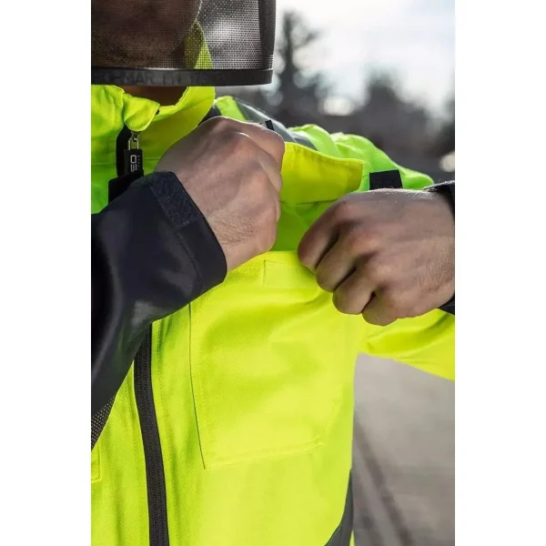 Geaca de lucru slim fit, reflectorizanta, galben, model Visibility, marimea L/52, NEO