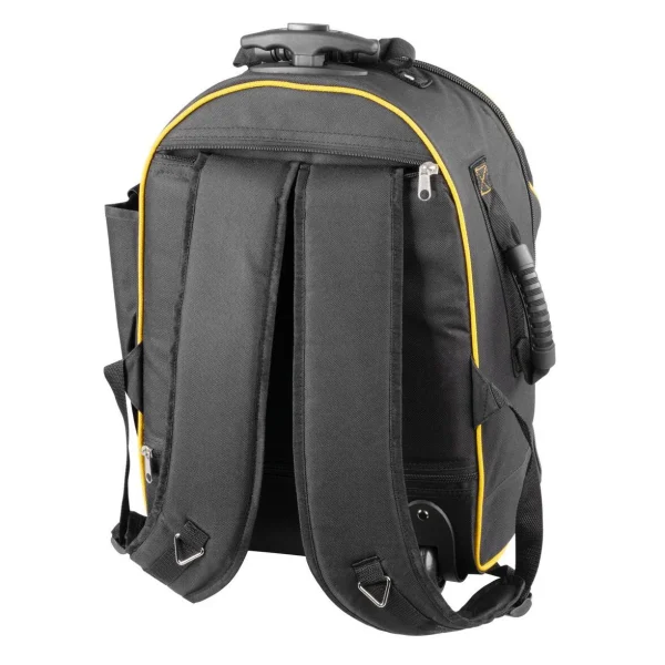 Geanta scule tip ghiozdan, cu maner telescopic, roti, textil, max 20 kg, 36x25x54 cm, Strend Pro