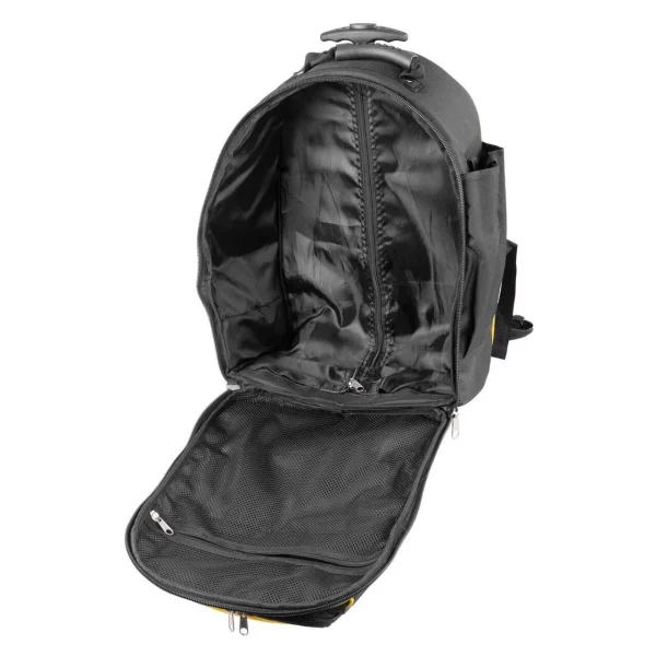 Geanta scule tip ghiozdan, cu maner telescopic, roti, textil, max 20 kg, 36x25x54 cm, Strend Pro