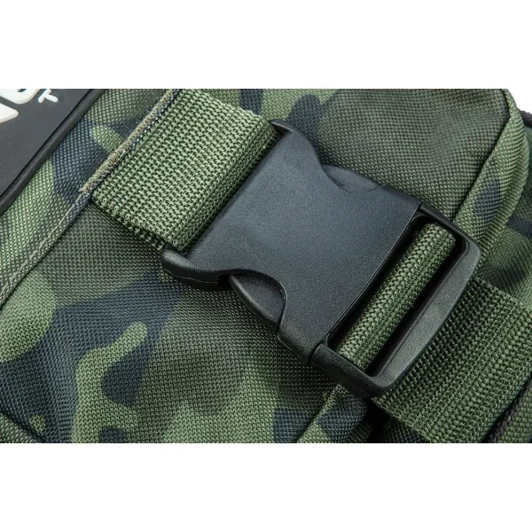 Geanta turistica/calatorie de umar, model Survival, camuflaj, 8 buzunare, 8.5x25.5x19.5 cm, NEO