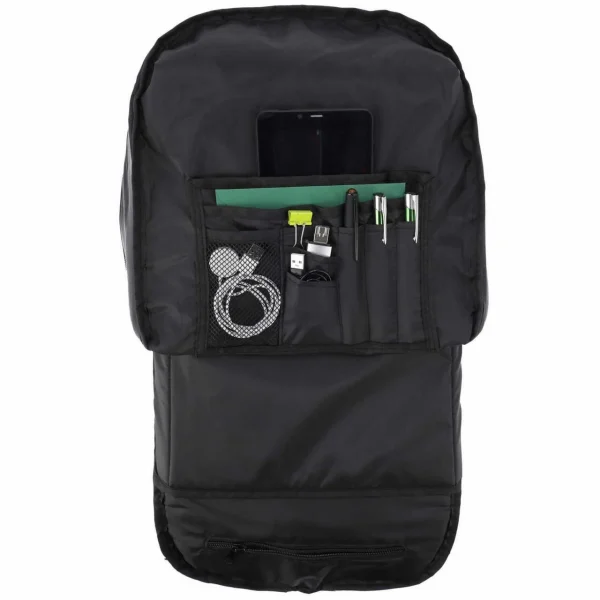 Ghiozdan/rucsac turistic, Tourpeak, 5 compartimente, negru, 21 L, 30x10x40 cm