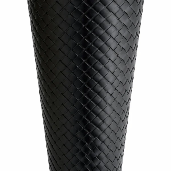 Set 2 ghivece de flori, Matuba Slim, rotunde, inalte, 30x55 cm, antracit, Prosperplast