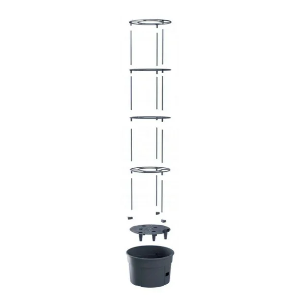 Ghiveci cu suport tip sera pentru rosii, 21 piese, 29.5x24.5x1152cm, Prosperplast