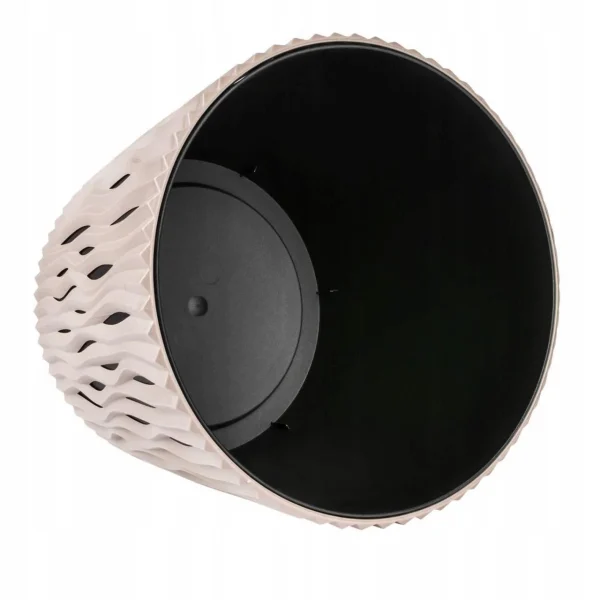 Ghiveci decorativ de flori, rotund, cafeniu, 7.9 L, 26.2x22.2 cm, Sandy Round