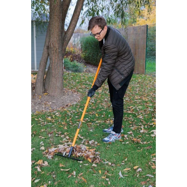 Grebla pentru gradina, coada fibra de sticla, 14 dinti, 150 cm