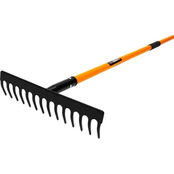 Grebla pentru gradina, coada fibra de sticla, 14 dinti, 150 cm