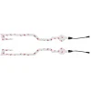 Set 2 benzi LED pentru iluminare casca moto, culoare alba, telecomanda cu fir, alimentare baterii