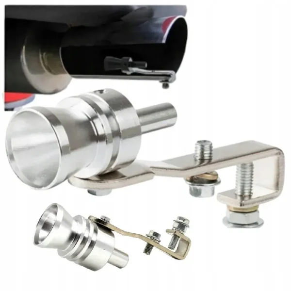 Fluier din aluminiu pentru toba marime XL, compatibil cu motoare peste 2400 cc