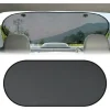 Parasolar Luneta Auto, 100 x 50 cm, culoare Neagra, prindere cu ventuze