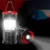 Lampa Turistica LED, 3in1, extensibila, 4 moduri de lucru (cort, tabara, camping, rulota, calatorii, expeditii)