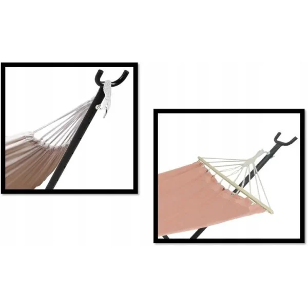 Suport hamac, max 150 kg, 260x107x100 cm