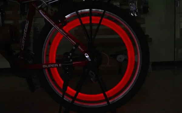 Lumina LED Ambientala pentru bicicleta - ROSU