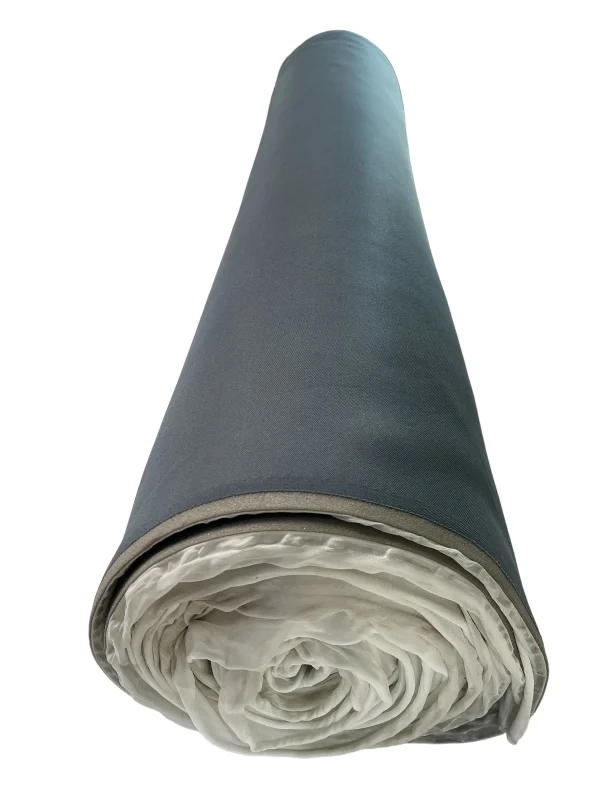 Material pentru reconditionare plafon auto, material textil cu spate buretat, culoare Gri Inchis, dimensiune 2m x 1,50m