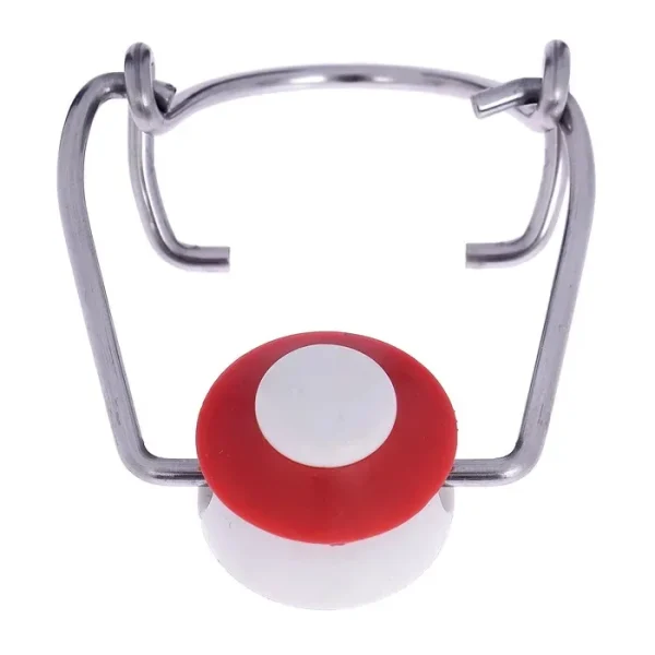 Set 100 capace pentru sticle cu inchidere cu clema metalica si dop ceramic cu garnitura din cauciuc