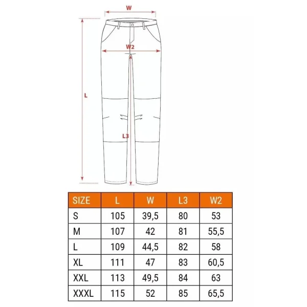 Pantaloni de lucru captusiti, model Warm, marimea S/48, NEO