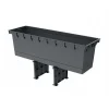 Set 2 jardiniere decorative, Urbi Case M, alb, 77x23.5x40.6 cm, 27 L