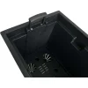 Jardiniera decorativa, Urbi Case Beton Effect, 58x18x49.8 cm, antracit, Prosperplast