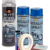 Kit complet reparatie si vopsire jante culoare Albastru Metalizat, V2