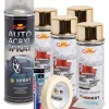 Kit complet reparatie si vopsire jante culoare Auriu Metalic, V4