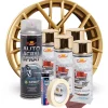 Kit complet reparatie si vopsire jante culoare Auriu Metalic, V4