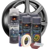 Kit complet reparatie si vopsire jante culoare Gri Inchis, V4