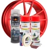 Kit complet reparatie si vopsire jante culoare Rosu Fluorescent, V2