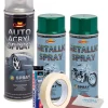 Kit complet reparatie si vopsire jante culoare Verde Metalizat, V2
