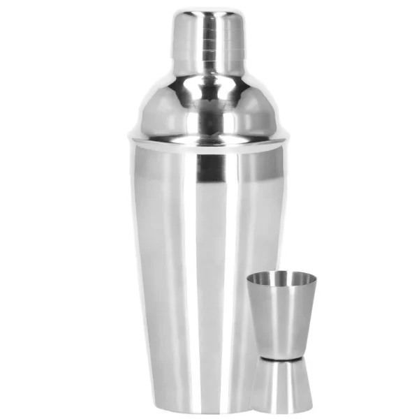 Kit pentru barmani, cocktail shaker, inox, set 5 piese, 550 ml, Springos