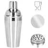 Kit pentru barmani, cocktail shaker, inox, set 5 piese, 550 ml, Springos