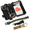 Kit turistic, supravietuire, multifunctional, cu trusa, set 21 piese, 20x11x5 cm, Springos
