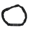 Antifurt bicicleta, Dispozitiv de blocare biciclete, Cifru cu 5 digits, lungime 90cm, culoare Neagra