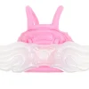 Vesta gonflabila de inot cu aripioare, pentru copii, culoare Roz