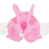 Vesta gonflabila de inot cu aripioare, pentru copii, culoare Roz