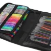 Set 242 piese, Pixuri cu gel multicolor + Rezerve + Carte de colorat + Penar
